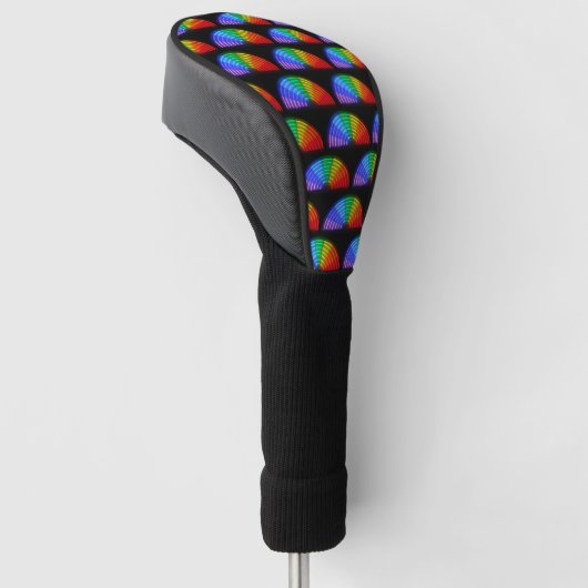 Rainbow Motif Golfheadcover (Schuin)