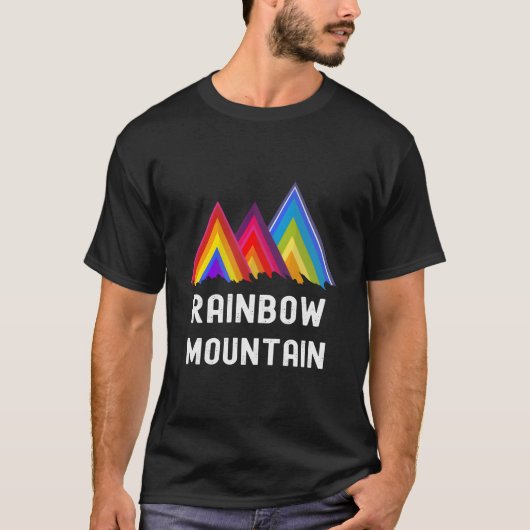 Rainbow Mountain Cusco-Peru T-shirt (Voorkant)