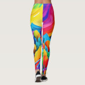 Rainbow Mountain Majesty Art Leggings (Achterkant)