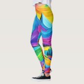 Rainbow Mountain Majesty Art Leggings (Links)