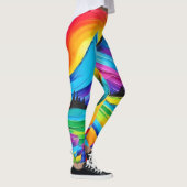 Rainbow Mountain Majesty Art Leggings (Rechts)
