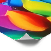 Rainbow Mountain Majesty Art Poster (Hoek)