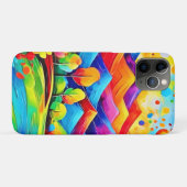 Rainbow Mountains Abstract landschap Case-Mate iPhone Case (Achterkant (horizontaal))