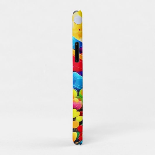 Rainbow Mountains Abstract landschap Case-Mate iPhone Case (Achterkant/rechts)