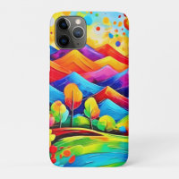 Rainbow Mountains Abstract landschap