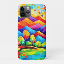 Rainbow Mountains Abstract landschap