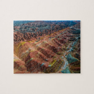 Rainbow Mountains puzzel