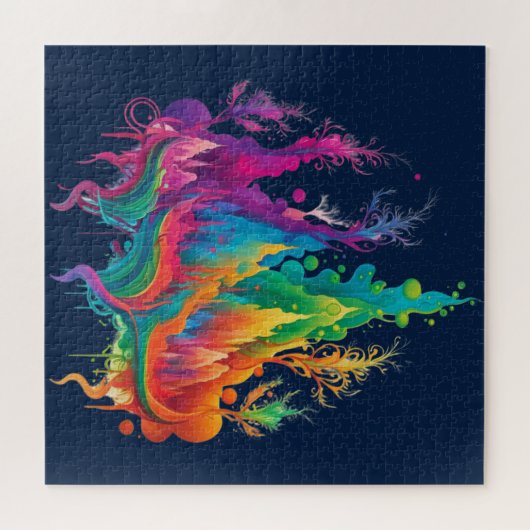 Rainbow Mountains puzzel Legpuzzel (Horizontaal)