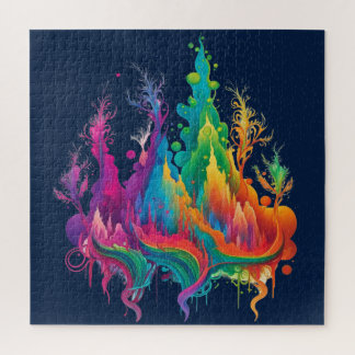 Rainbow Mountains puzzel Legpuzzel