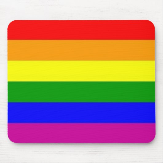Rainbow Mousepad Muismat (Voorkant)