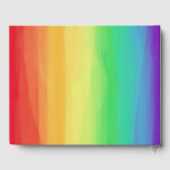 Rainbow Mrs & Mrs. | Lesbische bruiloft Gastenboek (Achterkant)