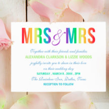 Rainbow Mrs & Mrs. | Lesbische bruiloft