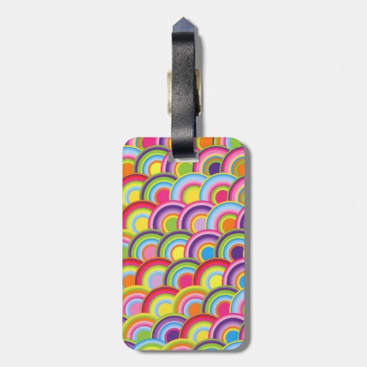 Rainbow Multi-Bagagelabel Bagagelabel (Achterkant verticaal)