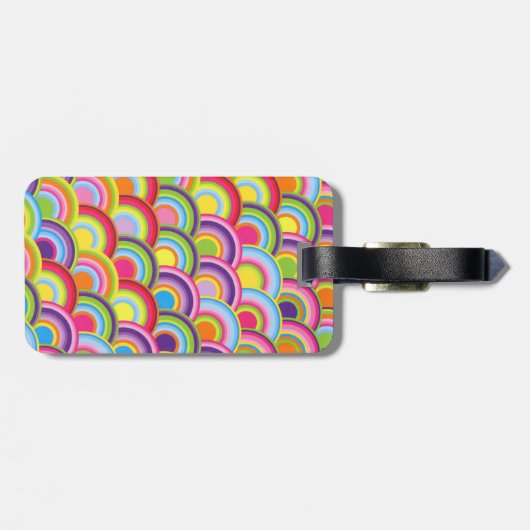 Rainbow Multi-Bagagelabel Bagagelabel (Achterkant horizontaal)