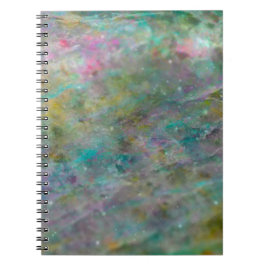Rainbow Multi Colored Crystal Rock Marble Journal Notitieboek