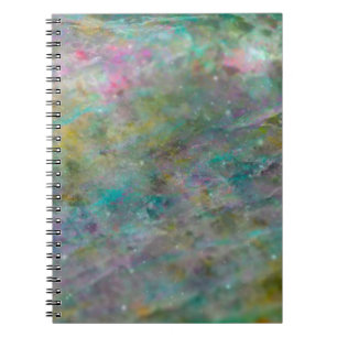 Rainbow Multi Colored Crystal Rock Marble Journal Notitieboek