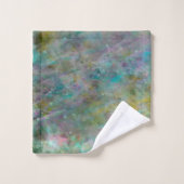 Rainbow Multi Colour Crystal Rock Marble Bad Handdoek (Wasdoekje)