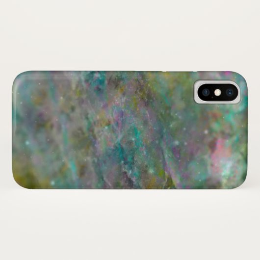 Rainbow Multi Colour Crystal Rock Marble Case-Mate iPhone Case (Achterkant (horizontaal))