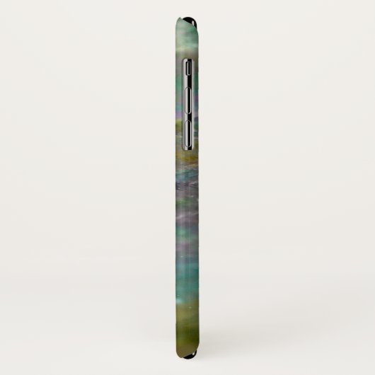 Rainbow Multi Colour Crystal Rock Marble Case-Mate iPhone Case (Achterkant/links)