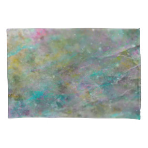 Rainbow Multi Colour Crystal Rock Marble Kussensloop