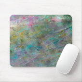 Rainbow Multi Colour Crystal Rock Marble Muismat (Met muis)