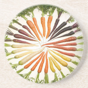 Rainbow Multicolored Carrots Onderzetter