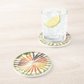 Rainbow Multicolored Carrots Onderzetter (Zijkant)