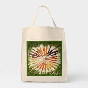 Rainbow Multicolored wortelen Tote Bag
