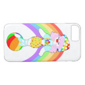 Rainbow Mushroom Clown Meisje iPhone / iPad hoesje (Achterkant (Horizontaal))