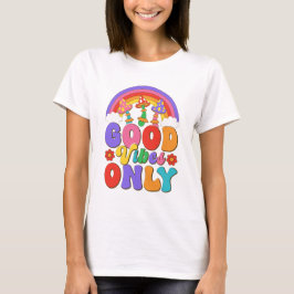 Rainbow Mushroom Vibes T-shirt