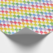 Rainbow Mushroom Wrapping Paper Roll Cadeaupapier (Hoek)