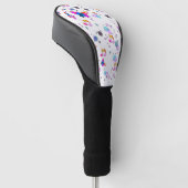 Rainbow Music Dancing Golfheadcover (Schuin)