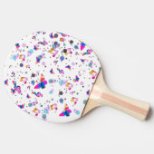 Rainbow Music Dancing Tafeltennisbatje (Zijkant)