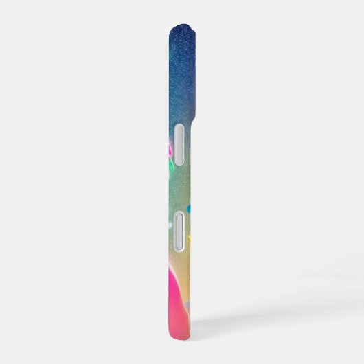 Rainbow Music Notes Pop Art Phone Case iPhone 16 Hoesje (Rechterkant)