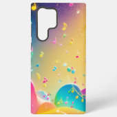 Rainbow Music Notes Pop Art Phone Case Samsung Galaxy Hoesje (Achterkant)