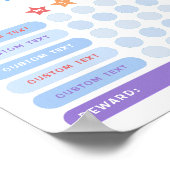 Rainbow Music Praktijk Grafiek Piano Poster (Hoek)