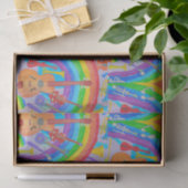 Rainbow Musical Instruments Band Teacher Decoupage Tissuepapier (Geschenk)