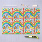 Rainbow Musical Instruments Band Teacher Decoupage Tissuepapier (Craft)