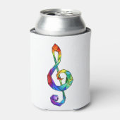 Rainbow Musical Key Blikjeskoeler (Blikje Voorkant)