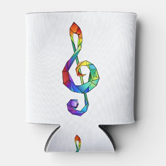 Rainbow Musical Key Blikjeskoeler (Voorkant)