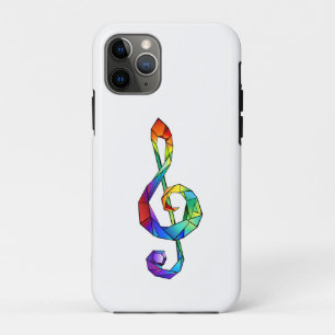 Rainbow musical key treble clean Case-Mate iPhone case