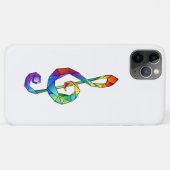 Rainbow musical key treble clean Case-Mate iPhone case (Achterkant (horizontaal))