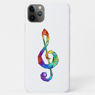 Rainbow musical key treble clean Case-Mate iPhone case