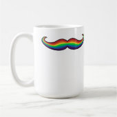 Rainbow Mustache Mok (Links)