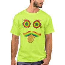 Rainbow Mustache Pride T-shirt