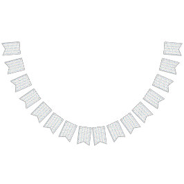 Rainbow Muzieknoten (White) Party Vlaggetjes