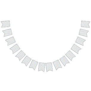 Rainbow Muzieknoten (White) Party Vlaggetjes