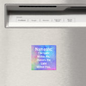 Rainbow Namaste Magnet (Insitu (Vaatwasser))