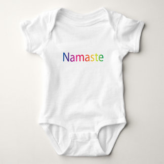 Rainbow Namaste Organic Cotton Onsie Romper