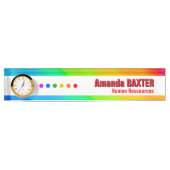Rainbow Name Tag Naambordje (Voorkant)